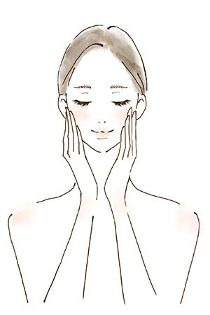 レーザーシャワー女性